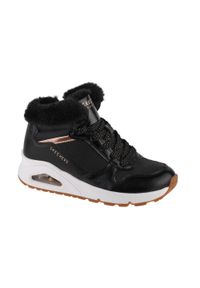 skechers - Buty zimowe dziewczęce, Uno - Cozy On Air. Kolor: czarny. Sezon: zima. Styl: sportowy