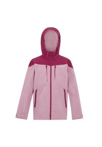 Regatta - Kurtka Dziecięca Wodoodporna Highton VI. Kolor: czerwony, wielokolorowy, różowy #1