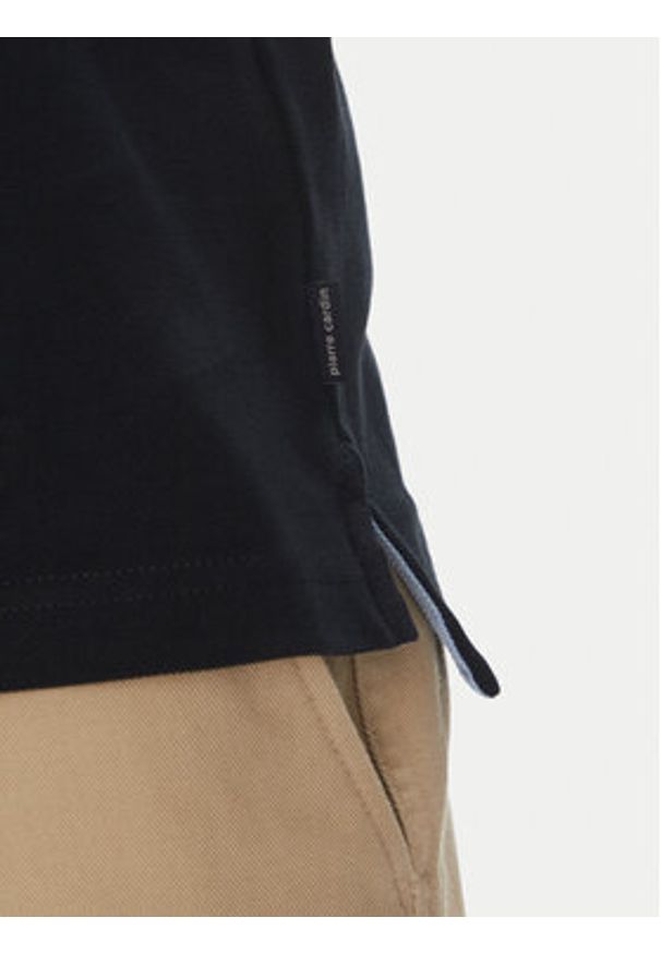 Pierre Cardin Polo C5 21374.2112 Granatowy Regular Fit. Typ kołnierza: polo. Kolor: niebieski. Materiał: bawełna
