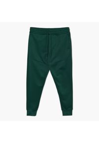 Cropp - Gładkie zielone joggery - Khaki. Kolor: brązowy. Materiał: dzianina. Długość: długie. Wzór: gładki #1