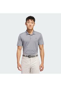 Adidas - Koszulka Adi Performance Polo. Typ kołnierza: polo. Kolor: szary. Materiał: materiał. Styl: sportowy
