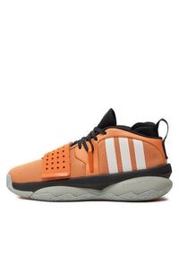 Adidas - adidas Buty do koszykówki Dame 8 EXTPLY IF1515 Pomarańczowy. Kolor: pomarańczowy. Materiał: materiał. Sport: koszykówka