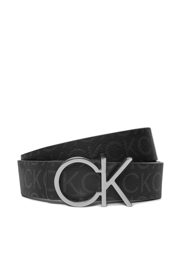 Calvin Klein Pasek Damski Ck Reversible Belt 3.0 Epi Mono K60K611901 Czarny. Kolor: czarny. Materiał: skóra