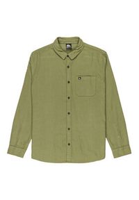 Quiksilver Koszula Motherfly Solid EQYWT04651 Zielony Regular Fit. Kolor: zielony. Materiał: bawełna #6