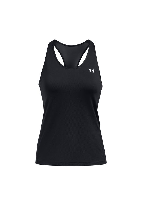 Tank top treningowy damski Under Armour HeatGear Armour Racer. Kolor: czarny