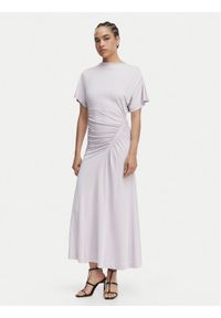 BOSS Sukienka wieczorowa Ecaren 50557298 Fioletowy jasny Slim Fit. Kolor: fioletowy. Materiał: wiskoza. Styl: wizytowy #1