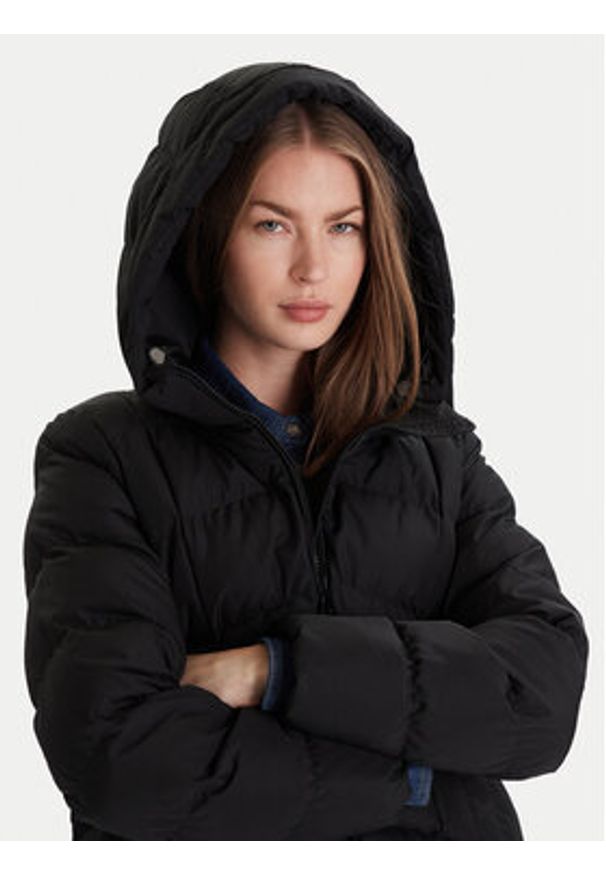 Geox Kurtka zimowa Anylla W4628P T3144 F9000 Czarny Regular Fit. Kolor: czarny. Materiał: syntetyk. Sezon: zima