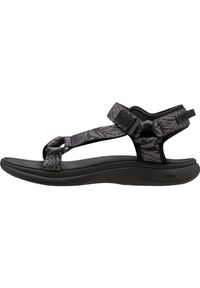 Sandały Helly Hansen Capilano F2F. Zapięcie: rzepy. Kolor: czarny. Materiał: tkanina, materiał, syntetyk. Sport: turystyka piesza
