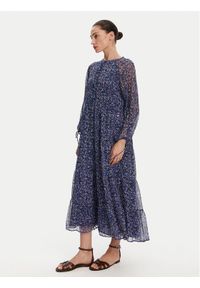 Pepe Jeans Sukienka codzienna Ariana PL953631 Niebieski Regular Fit. Okazja: na co dzień. Kolor: niebieski. Materiał: syntetyk. Typ sukienki: proste. Styl: casual