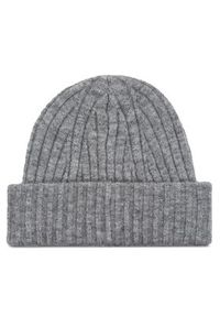 TOMMY HILFIGER - Tommy Hilfiger Czapka Twist AW0AW15325 Szary. Kolor: szary. Materiał: nylon, materiał #3