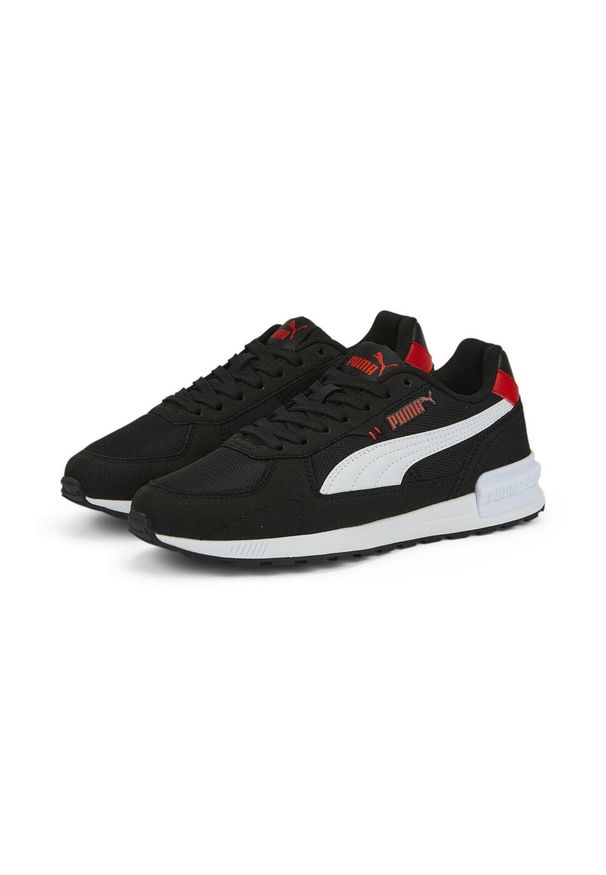 Buty dla dzieci Puma Graviton Jr. Okazja: na co dzień. Kolor: biały, czerwony, wielokolorowy, czarny. Materiał: guma, materiał, tkanina, syntetyk
