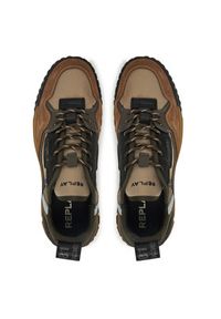 Replay - REPLAY Sneakersy GMSF7.000.C0001T Brązowy. Kolor: brązowy. Materiał: skóra #6