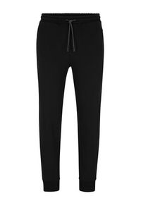 BOSS - Boss Spodnie dresowe Hadiko 50483253 Czarny Relaxed Fit. Kolor: czarny. Materiał: bawełna, dresówka #6