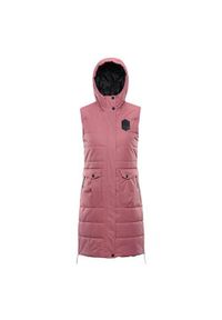 ALPINE PRO - Kurtka uniwersalna damska Alpine Pro LVEB092429. Kolor: różowy. Materiał: syntetyk. Długość rękawa: bez rękawów. Sport: turystyka piesza #1