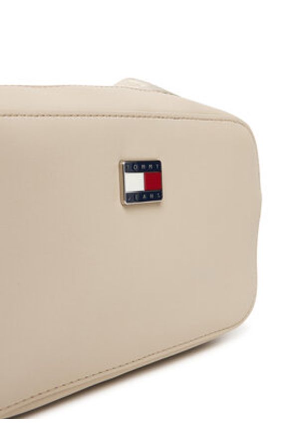 Tommy Jeans Torebka Tjw Daily Elevated Camera Bag AW0AW18065 Beżowy. Kolor: beżowy. Materiał: skórzane