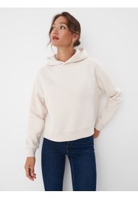 Mohito - Bluza z kapturem - Kremowy. Typ kołnierza: kaptur. Kolor: kremowy #2