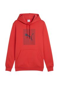 Bluza męska Puma Ess Logo Lab Hoodie FL. Kolor: czerwony