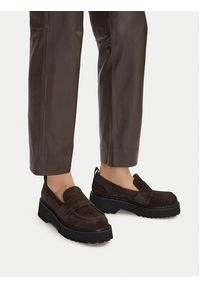 Badura Loafersy EO-ARYA-LT017-1 Brązowy. Kolor: brązowy. Materiał: zamsz, skóra #6