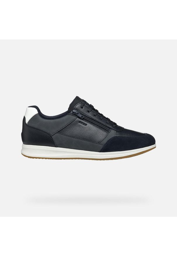 Tenisówki Geox Model U Avery Kolor Niebieski. Kolor: niebieski. Materiał: tkanina, skóra