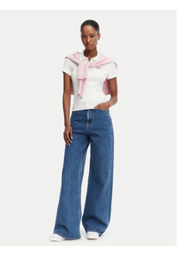 Tommy Jeans Jeansy DW0DW23069 Niebieski Wide Leg. Kolor: niebieski