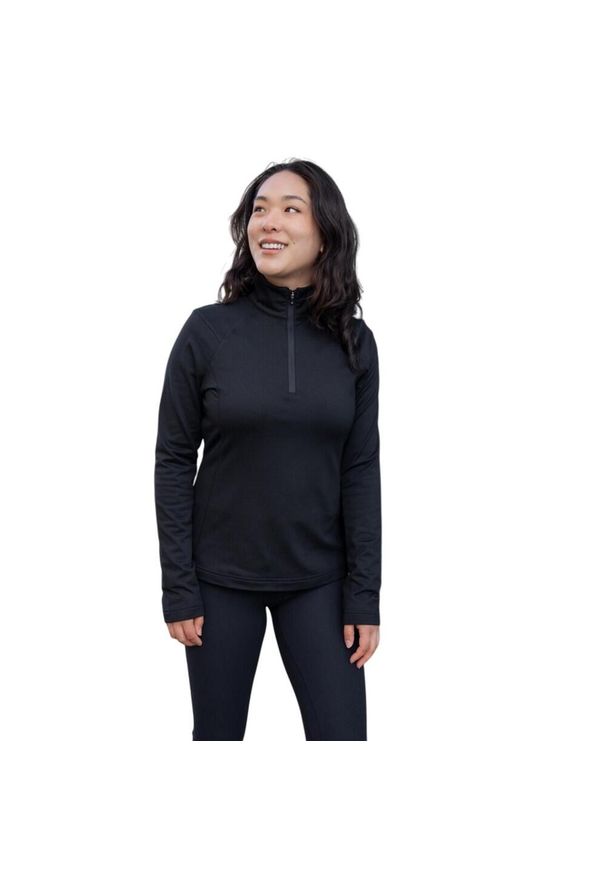 STORMTECH - Damski Sweter Treeline Performance Quarter Zip Pullover. Kolor: zielony, wielokolorowy, czarny, brązowy