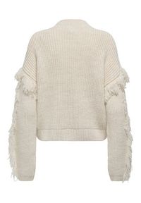 only - ONLY Sweter Molly 15363467 Beżowy Regular Fit. Kolor: beżowy. Materiał: syntetyk #4