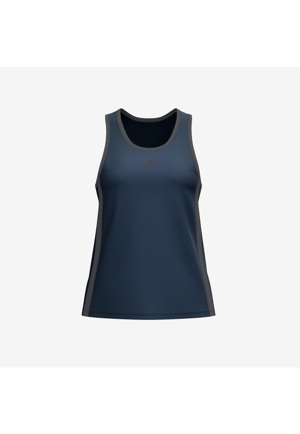 Head - CLUB 25 TECH Tank Top Women. Kolor: niebieski. Materiał: mesh