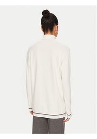 Liu Jo Sport Golf TF4316 MS63M Biały Regular Fit. Typ kołnierza: golf. Kolor: biały. Materiał: syntetyk, wiskoza. Styl: sportowy #2