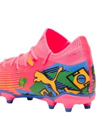 Buty piłkarskie Puma Future 7 Match Njr FG/AG Jr 107841 01 różowe. Kolor: różowy. Materiał: dzianina, syntetyk. Szerokość cholewki: normalna. Sport: piłka nożna #2