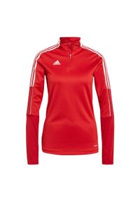 Adidas - Bluza damska adidas Tiro 21 Training Top czerwona. Kolor: czerwony #1