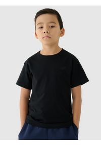 4f - 4F T-shirt gładki (2-pack) dziecięcy - multikolor 134/140 (8-10 lat). Okazja: na co dzień. Kolor: wielokolorowy. Materiał: dzianina, bawełna, jersey. Długość rękawa: krótki rękaw. Długość: krótkie. Wzór: gładki. Sezon: lato. Styl: klasyczny, sportowy, casual