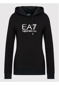EA7 Emporio Armani Bluza 8NTM36 TJCQZ 1200 Czarny Regular Fit. Kolor: czarny. Materiał: bawełna