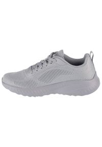 skechers - Buty do chodzenia damskie Skechers 117209LTGY. Kolor: szary. Materiał: syntetyk, materiał. Szerokość cholewki: normalna. Sport: turystyka piesza