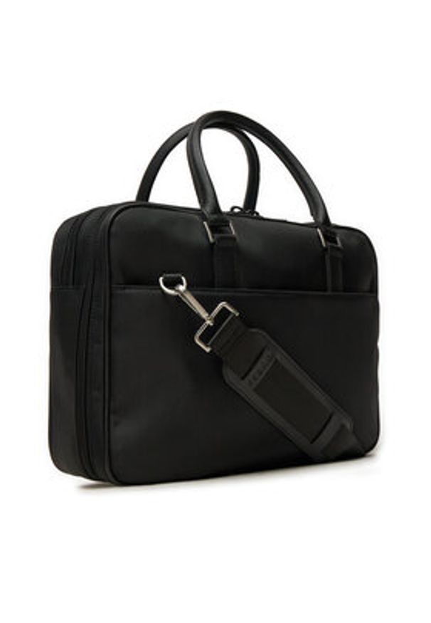 Guess Torba na laptopa HMLUHN P4447 Czarny. Kolor: czarny. Materiał: materiał