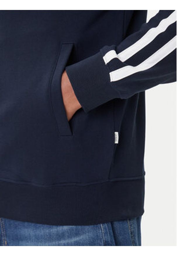 Guess Jeans Bluza M5YQ17 KCPR1 Granatowy Regular Fit. Kolor: niebieski. Materiał: bawełna