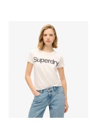 Superdry - Koszulka Core Logo City. Kolor: biały #1