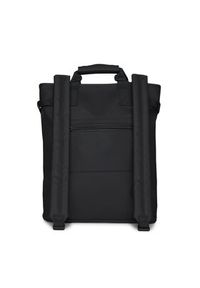 Rains Plecak Texel Tote Backpack W3 14240 Czarny. Kolor: czarny. Materiał: materiał #4