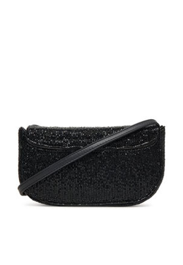 TOMMY HILFIGER - Tommy Hilfiger Torebka Party Le Mini Crossover Beaded AW0AW17940 Czarny. Kolor: czarny. Materiał: skórzane