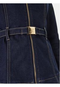 Luisa Spagnoli Kurtka jeansowa Vigana 542808 Granatowy Slim Fit. Kolor: niebieski. Materiał: bawełna #5