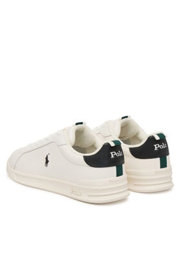 Polo Ralph Lauren Sneakersy Heritage Court II 809P01614001 Biały. Kolor: biały. Materiał: skóra