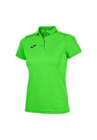 Koszulka polo do tenisa damska Joma Hobby. Typ kołnierza: polo. Kolor: zielony. Sport: tenis #1