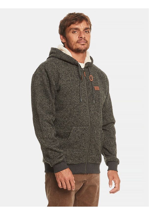 Quiksilver Bluza Keller Otlr EQYFT04838 Szary Regular Fit. Kolor: szary. Materiał: syntetyk