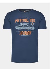 Petrol Industries T-Shirt M-1040-TSR604 Niebieski Regular Fit. Kolor: niebieski. Materiał: bawełna #1
