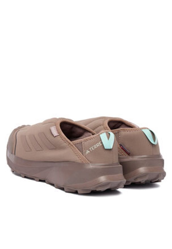 Adidas - adidas Trekkingi Terrex Winter Slip-On Cold.Rdy JR5301 Brązowy. Zapięcie: bez zapięcia. Kolor: brązowy. Materiał: materiał. Model: Adidas Terrex. Sport: turystyka piesza