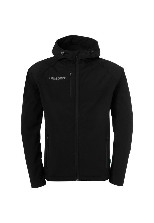 UHLSPORT - Kurtka softshell Uhlsport Essential. Kolor: czarny. Materiał: softshell. Sport: piłka nożna