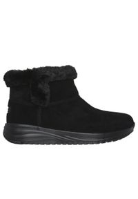 skechers - Buty zimowe damskie, On-The-Go Stellar - Cozy Step. Kolor: czarny. Sezon: zima. Styl: sportowy