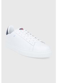 Rossignol Buty skórzane kolor biały. Nosek buta: okrągły. Zapięcie: sznurówki. Kolor: biały. Materiał: skóra. Obcas: na obcasie. Wysokość obcasa: niski #2
