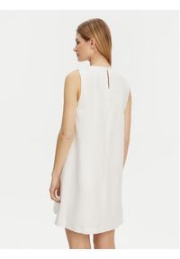 Weekend Max Mara Sukienka codzienna Racer 2515221102 Biały Regular Fit. Okazja: na co dzień. Kolor: biały. Materiał: bawełna. Typ sukienki: proste. Styl: casual #5
