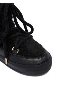 TOMMY HILFIGER - Tommy Hilfiger Śniegowce Faux Shearling Snowboot FW0FW08788 Czarny. Kolor: czarny. Materiał: materiał #6