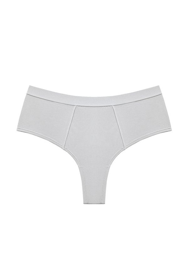 Intica - Brazyliany z wysokim stanem z elastycznego materiału Heddie. Stan: podwyższony. Kolor: biały. Materiał: materiał